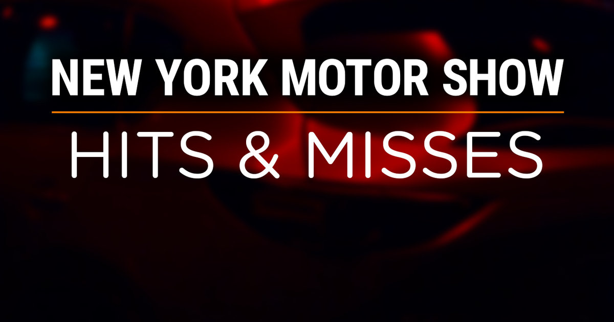 2017 new york motor show hits and misses 2017 new york motor show hits and misses