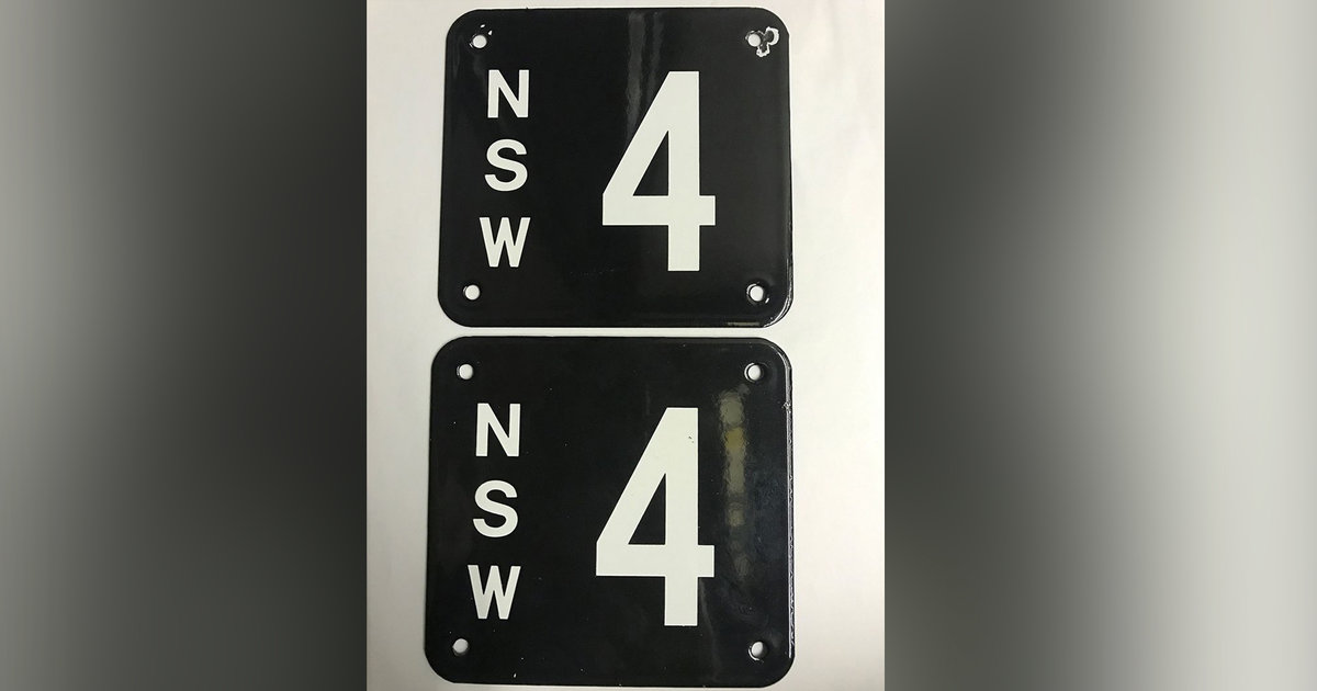 nsw 4 historic number plates sell for record 2 45m nsw 4 historic number plates sell for record 2 45m