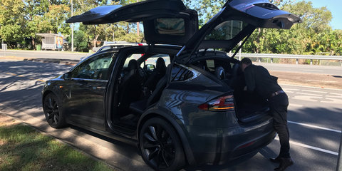 Tesla Model X Review First Drive Caradvice