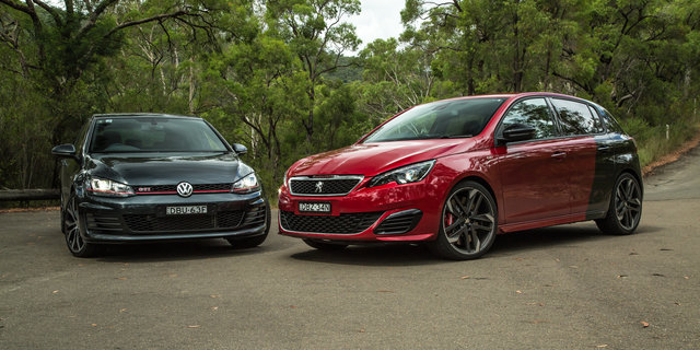 Peugeot 308 GTi 270 v Volkswagen Golf GTI Performance Comparison