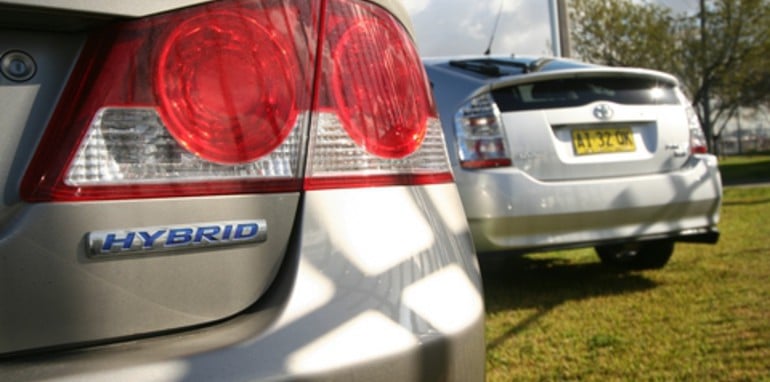 Difference between prius and honda civic hybrid #6