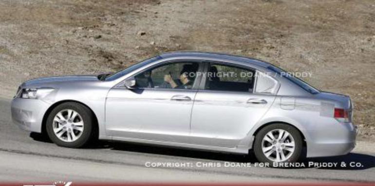 Honda accord 2008 spy shots #5