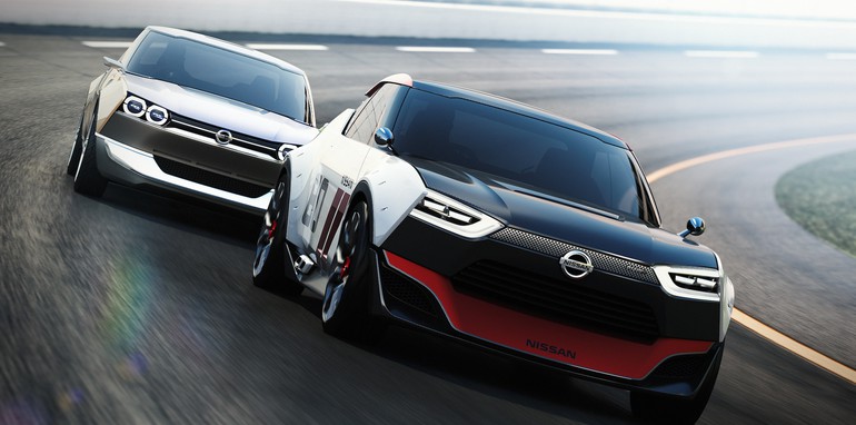 Nissan IDx twins on track