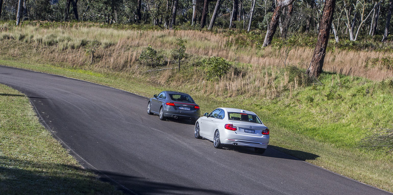 Audi TT v BMW 228i 39b