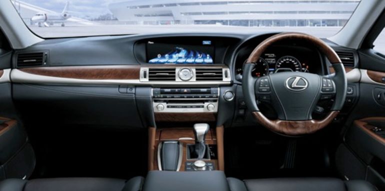 2013 Lexus LS Sports Luxury interior (pre-production model shown)