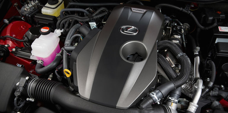 2015 Lexus IS 200t 2.0-litre turbo charged engine