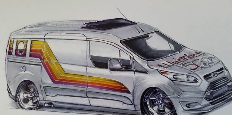 This Shagadelic Ford Transit Is Retro-Cool