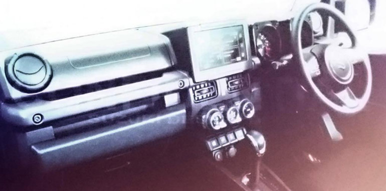 2018 Suzuki Jimny spied testing, design leaked in presentation