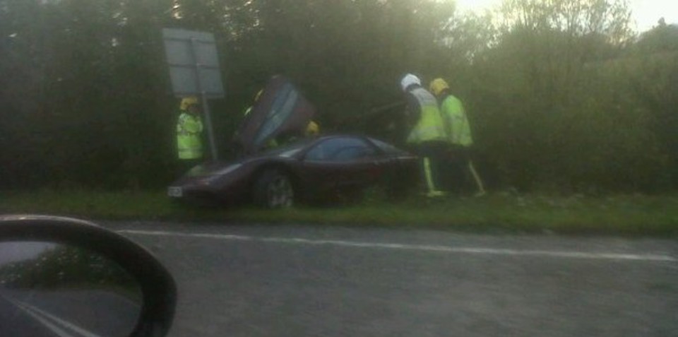 Mr Bean Rowan Atkinson Crashes His Mclaren F1