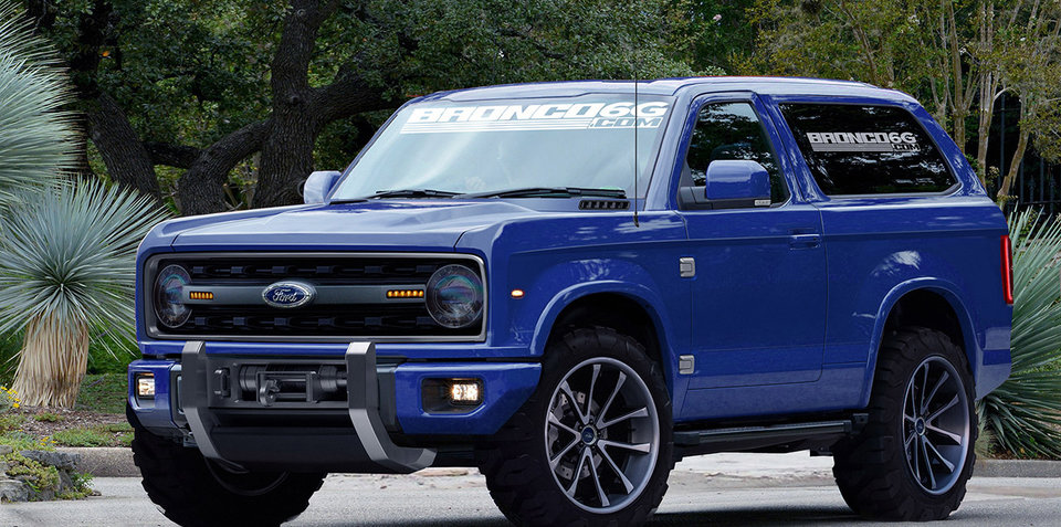 2019 Ford Bronco rendered:: get a load of this