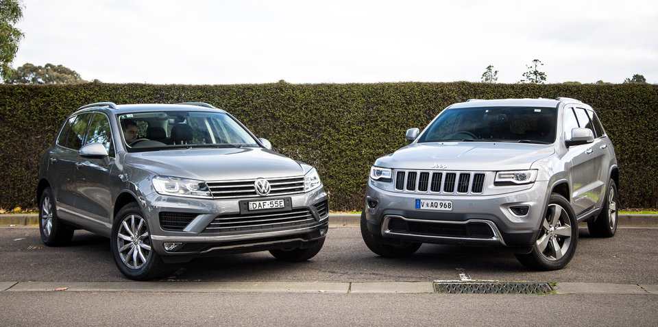 2016 Jeep Grand Cherokee Limited v Volkswagen Touareg 150TDI comparison