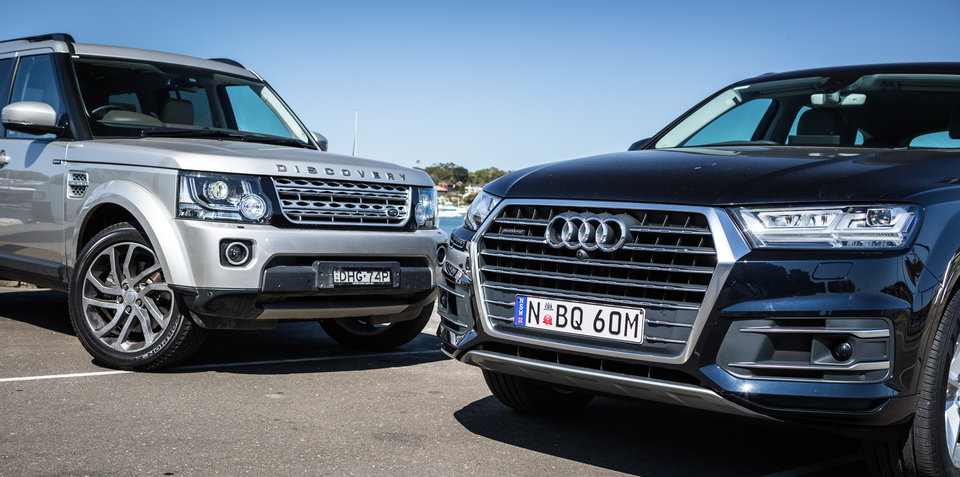 2017 Audi Q7 v 2016 Land Rover Discovery comparison