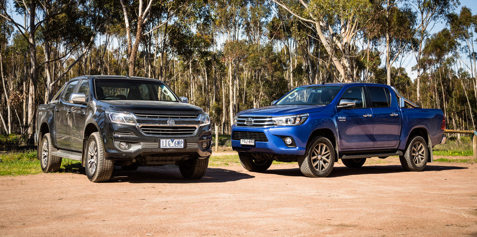 Holden Colorado LTZ v Toyota HiLux SR5 comparison