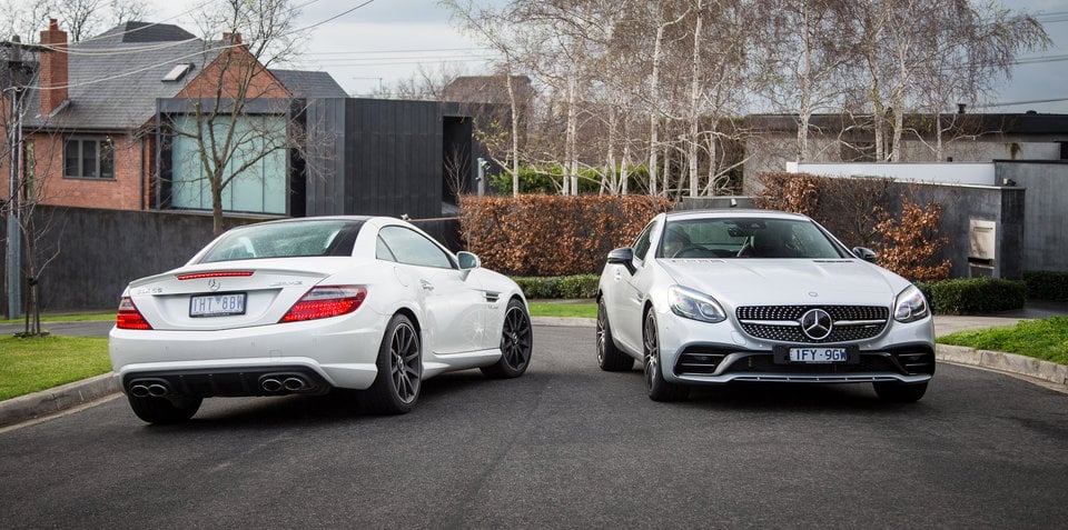 Mercedes-AMG Old v New: 2015 SLK55 v 2017 SLC43