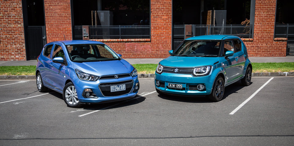 2017 Holden Spark LT v Suzuki Ignis GLX comparison