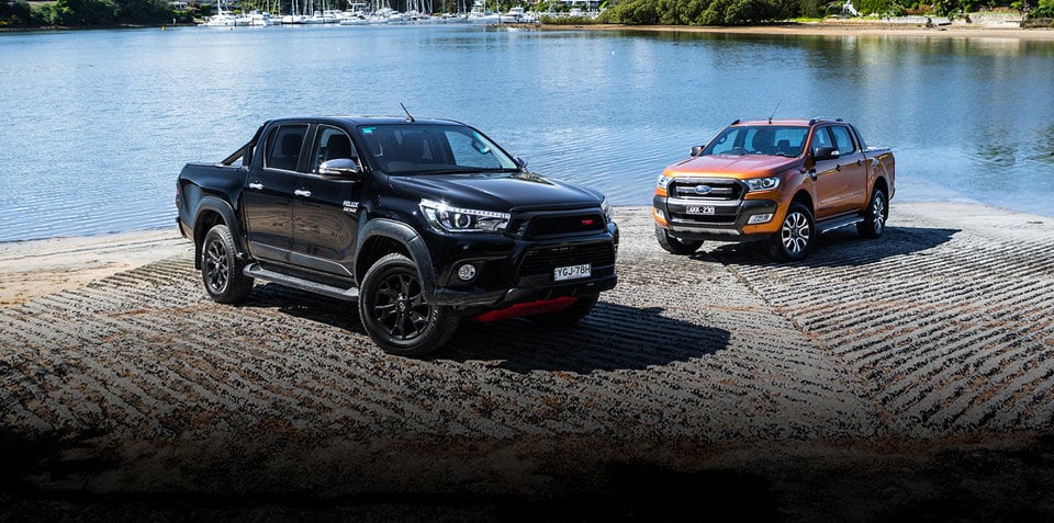 Ford Ranger Wildtrak v Toyota HiLux TRD comparison