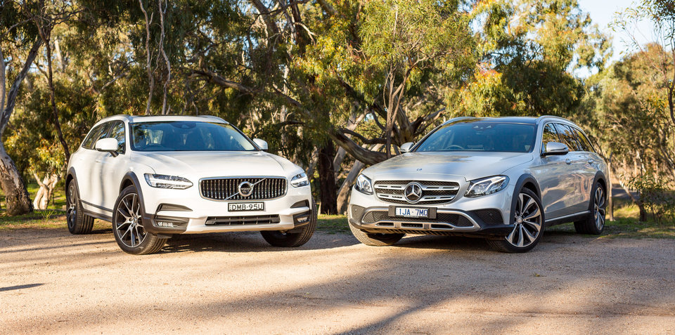 Mercedes-Benz E220d All Terrain v Volvo V90 Cross Country comparison