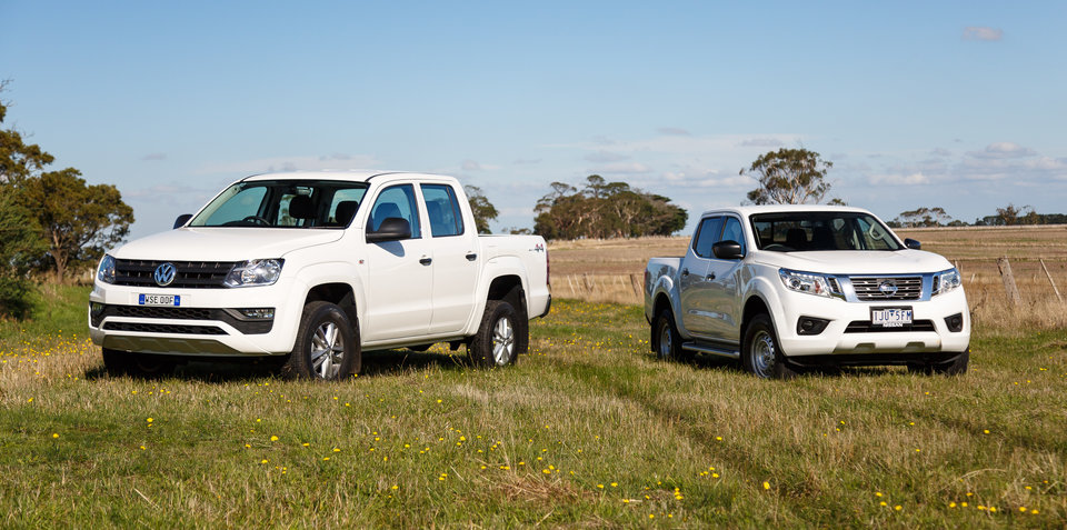 2018 Nissan Navara SL v Volkswagen Amarok Core comparison