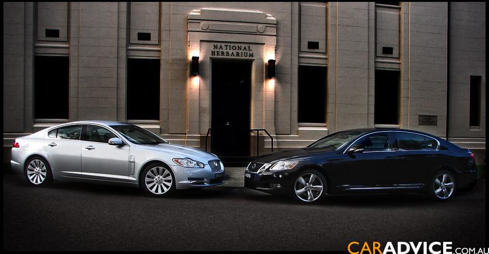 2008 Jaguar XF V8 vs Lexus GS460 review