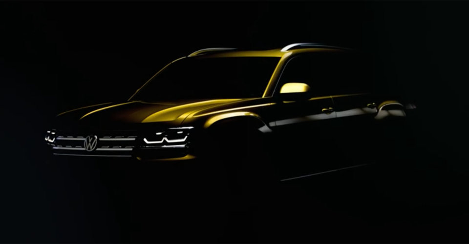 2017 Volkswagen Atlas teased in new video