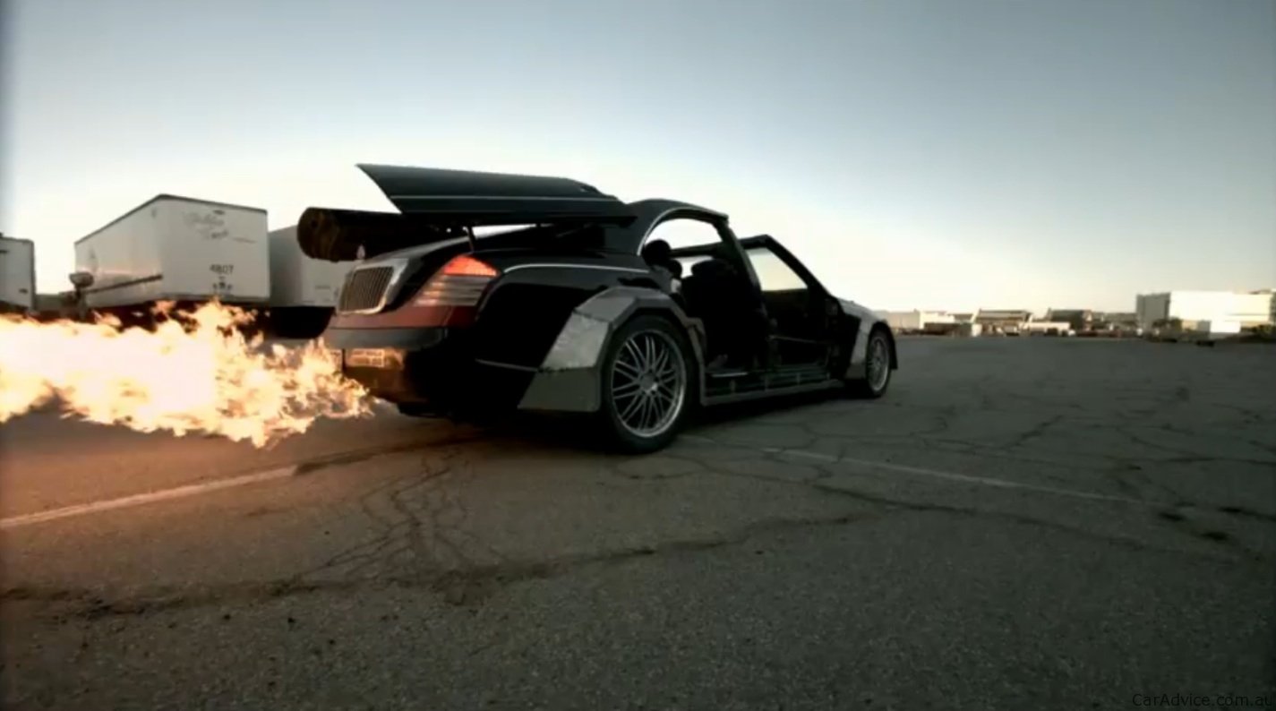 JayZ and Kanye West destroy Maybach in Otis film clip Photos (1 of 4)