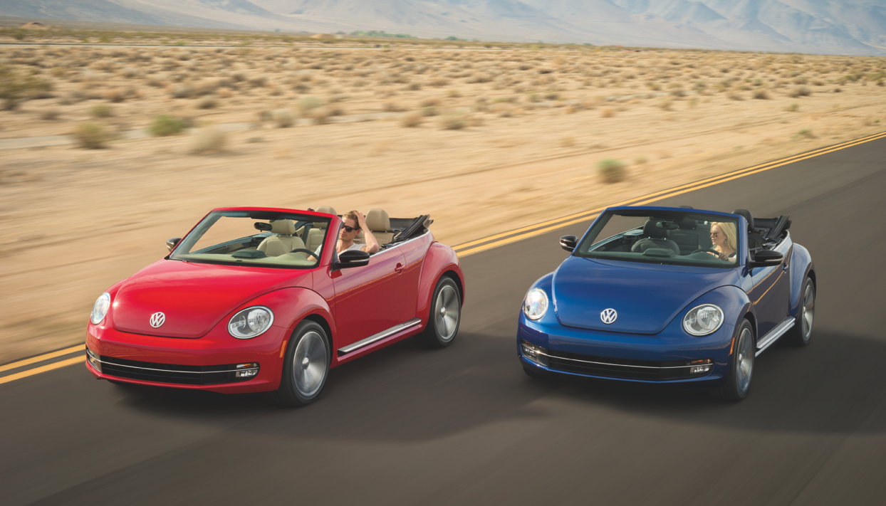 Volkswagen Beetle Convertible official details of new softtop Bug