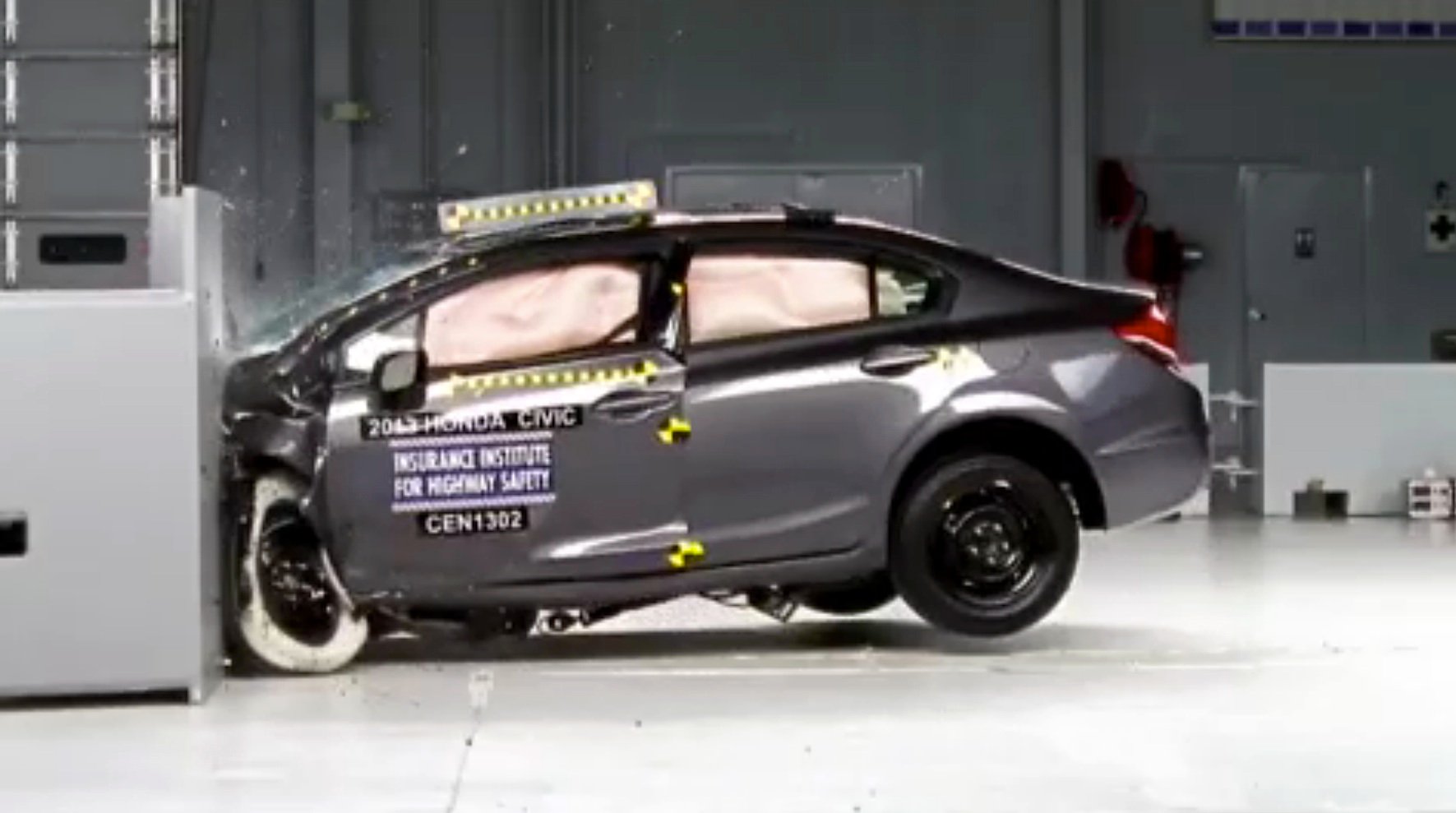 Honda Civic dominates IIHS small car crash tests Photos