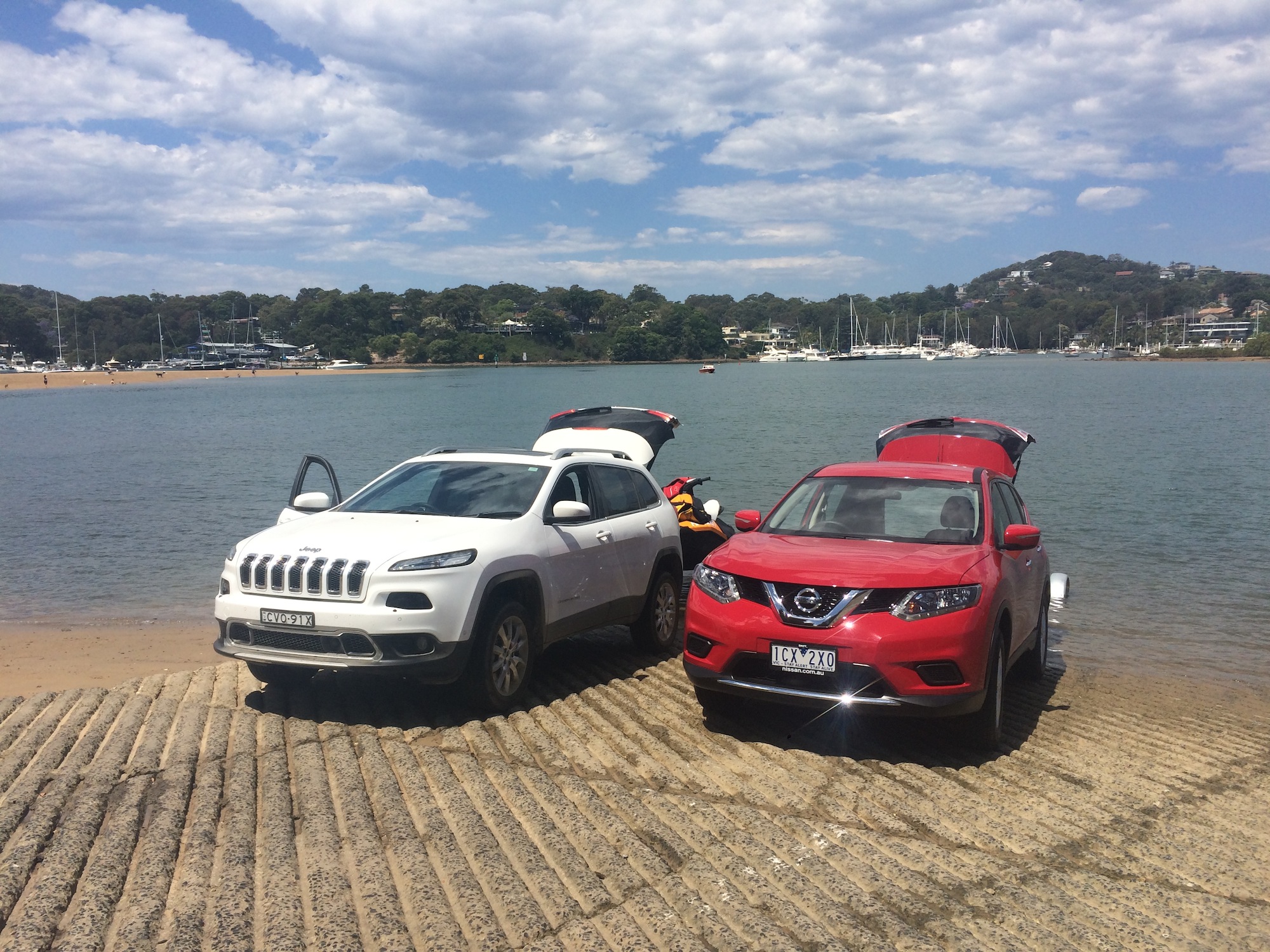 Nissan x trail towing boat #3
