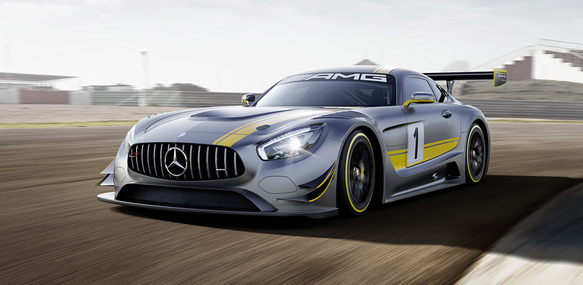 Mercedes AMG GT3 racer officially unveiled with 6 2 litre V8 Photos 