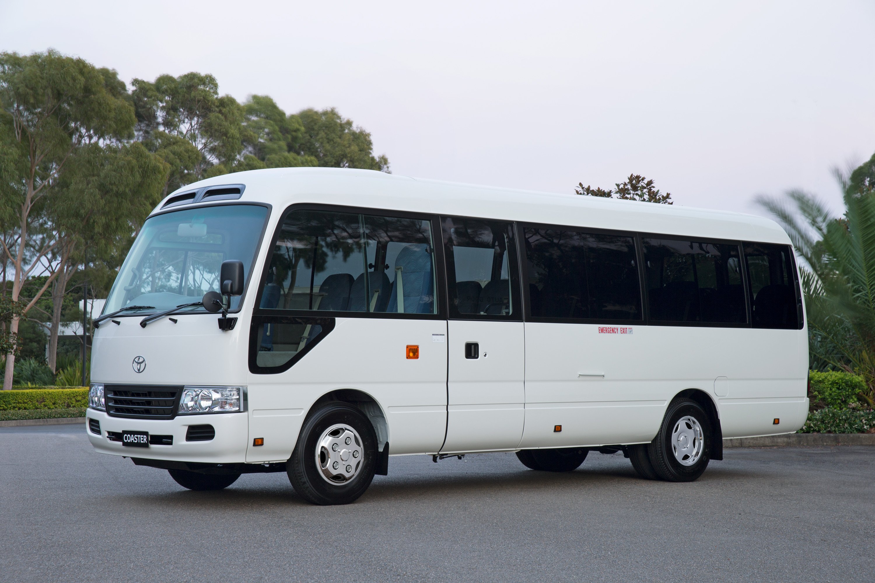 Toyota Coaster bus gets more carlike with update Photos (1 of 5)