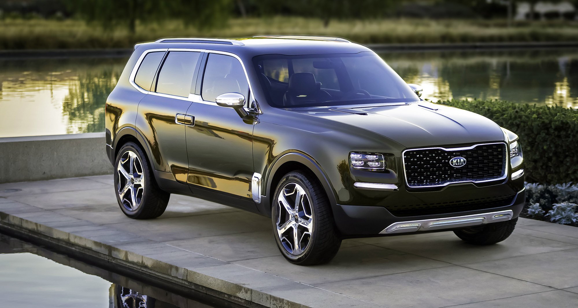 Kia Telluride 298kW Hybrid SUV Concept Hits Detroit Show Photos 1