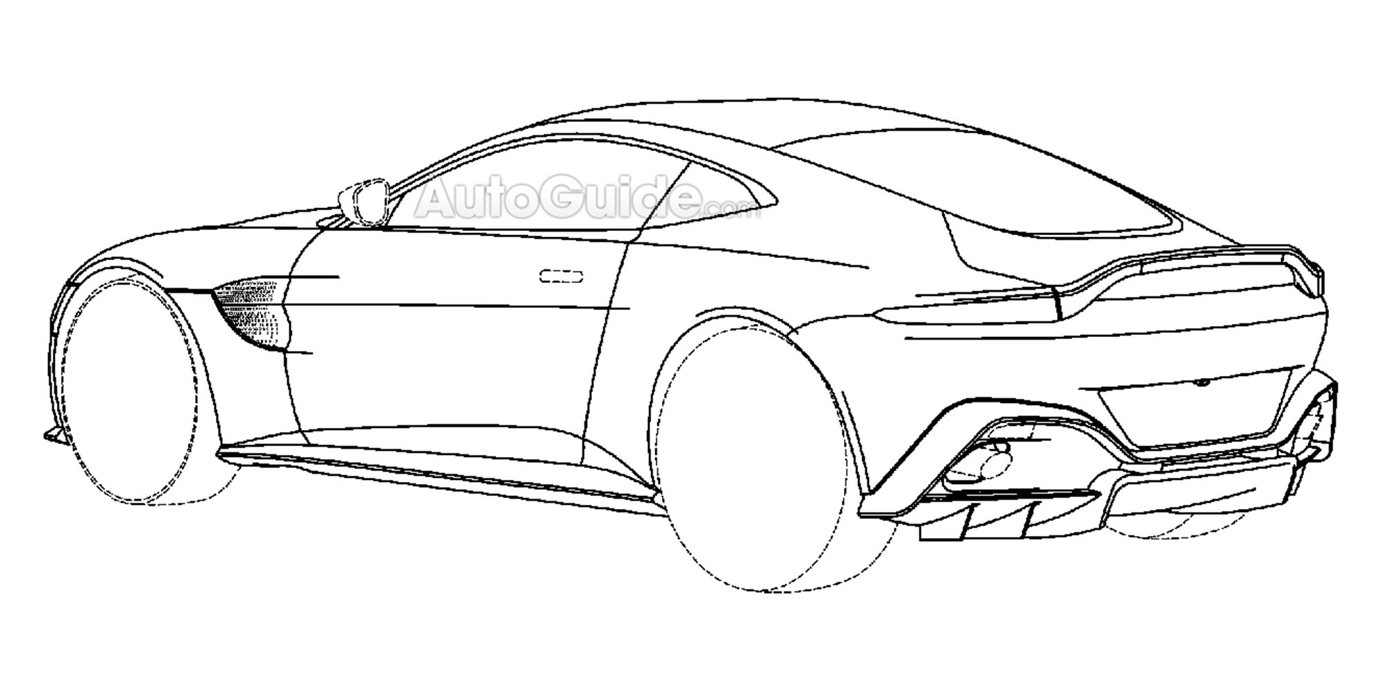 2018 Aston Martin Vantage Patent Diagrams Discovered