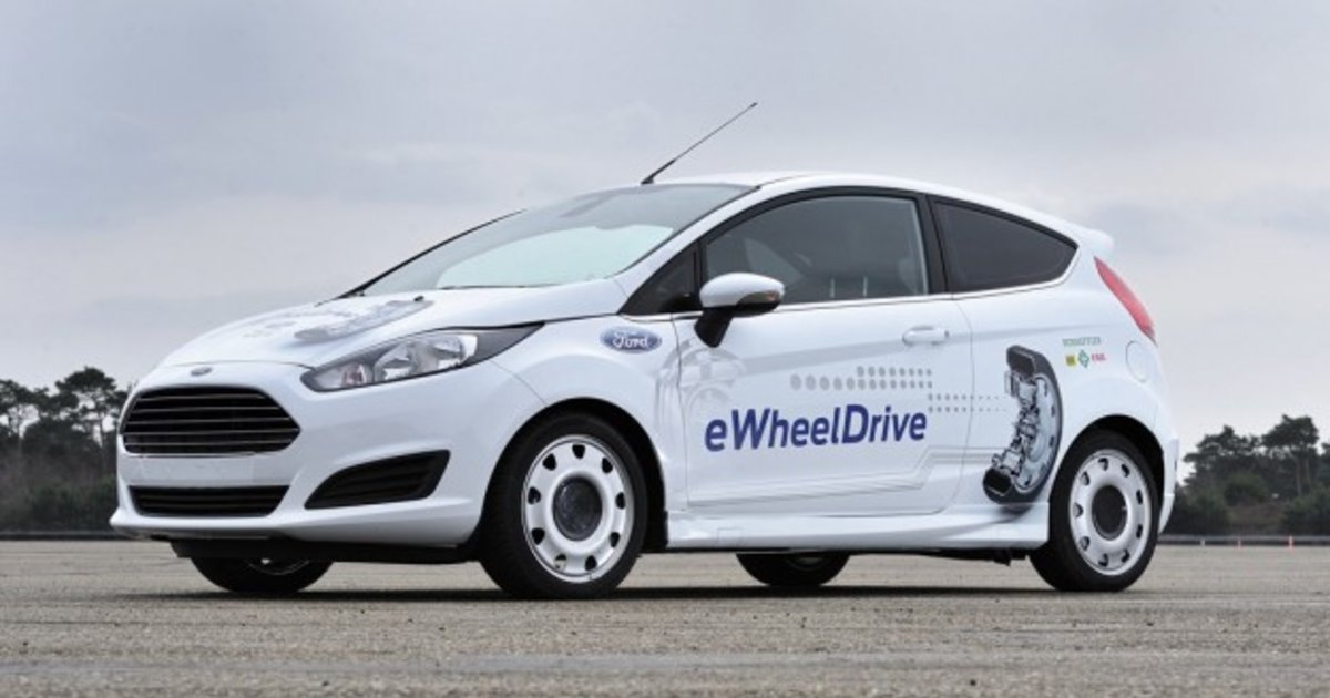 Ford Fiesta E-Wheel Drive: electric prototype debuts in-wheel motor tech