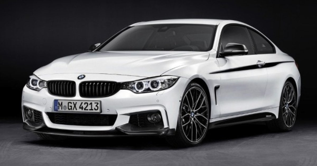 BMW 4 Series with M Performance parts previews M4