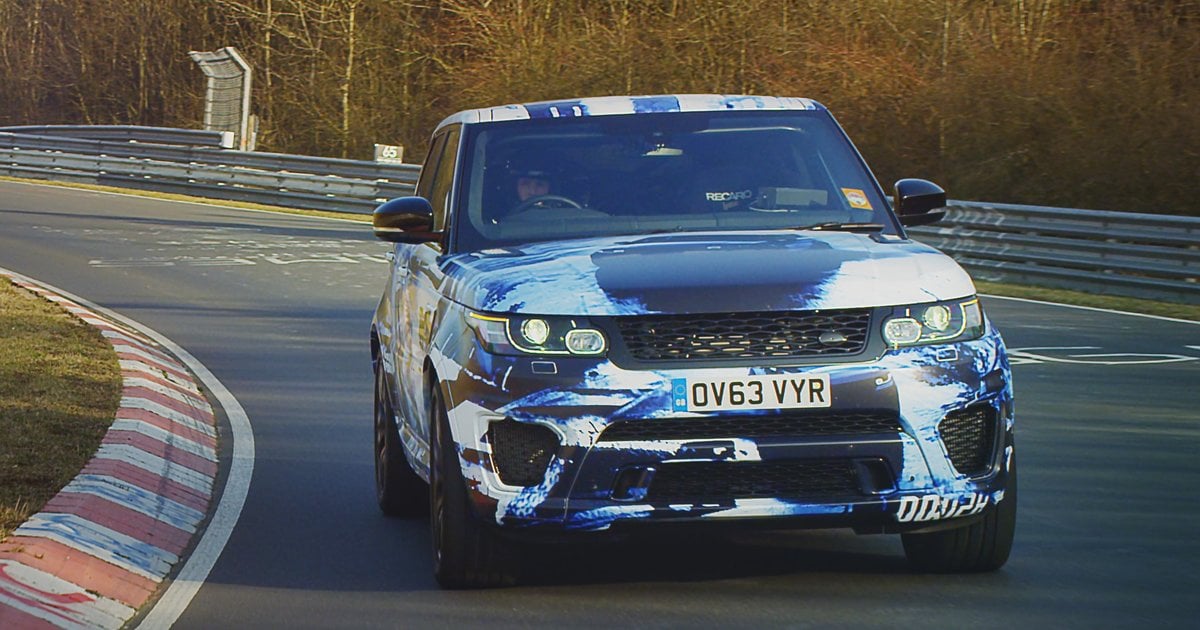2015 Range Rover Sport SVR 404kW SUV the first series production car