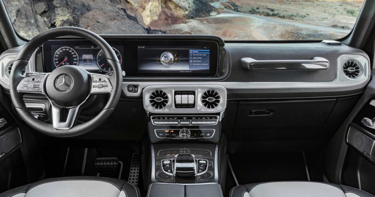 2018 Mercedes-Benz G-Class interior revealed