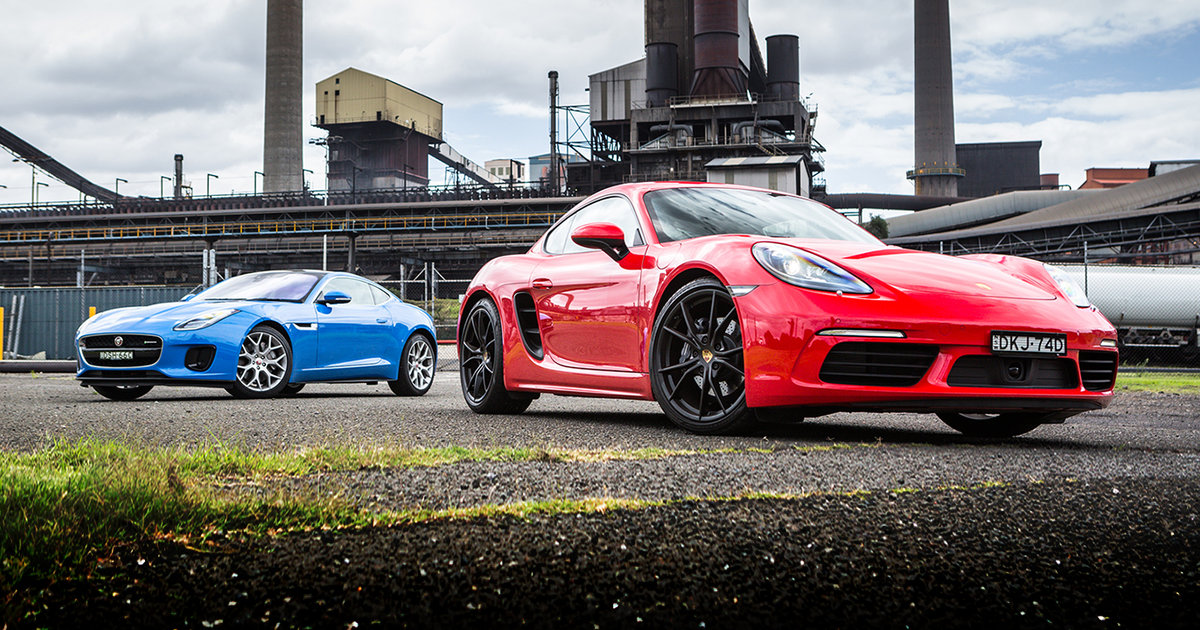 2018 Jaguar F-Type 2.0 auto v Porsche 718 Cayman PDK