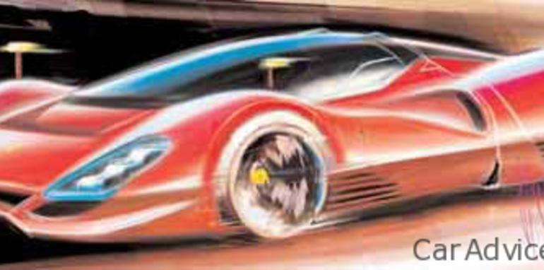 Pininfarina Ferrari P4 5 sketch 3 lg