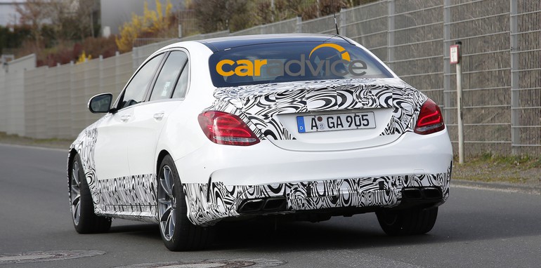 Mercedes Benz C63 AMG Spied 6