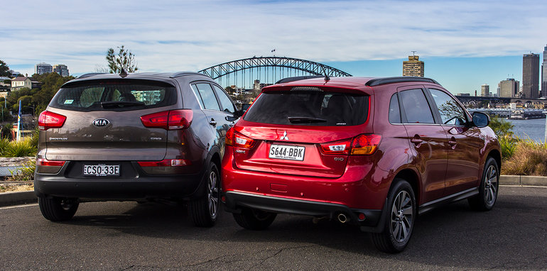 Kia Sportage V Mitsubishi Asx Comparison Review