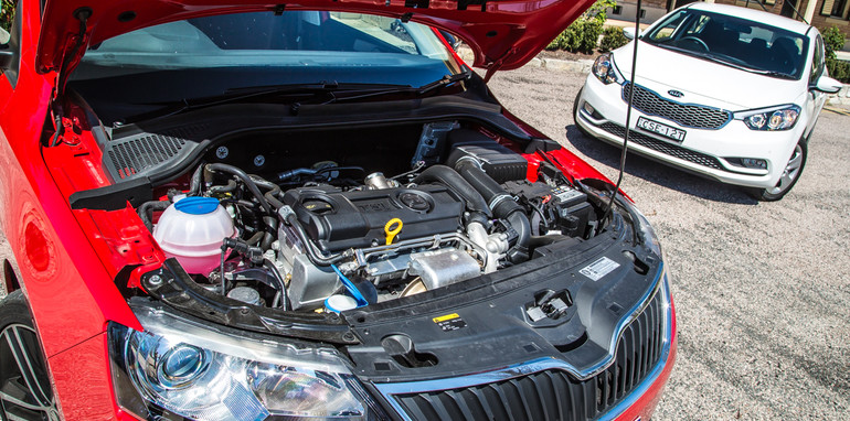 Skoda Rapid v Kia Cerato : Comparison review