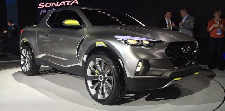 Hyundai Ute unveiled : Santa Cruz Pick-up Concept