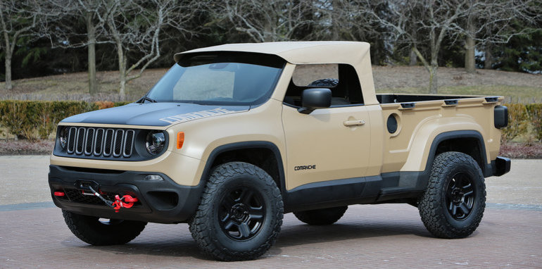 Jeep Renegade gets a Comanche ute makeover in the US