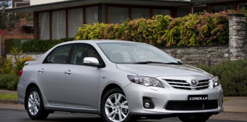 2010 Toyota Corolla sedan updated for Australia