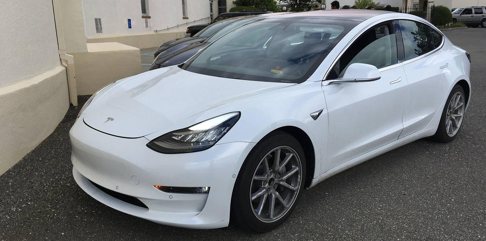 2018 tesla model 3 spied and specifications leaked