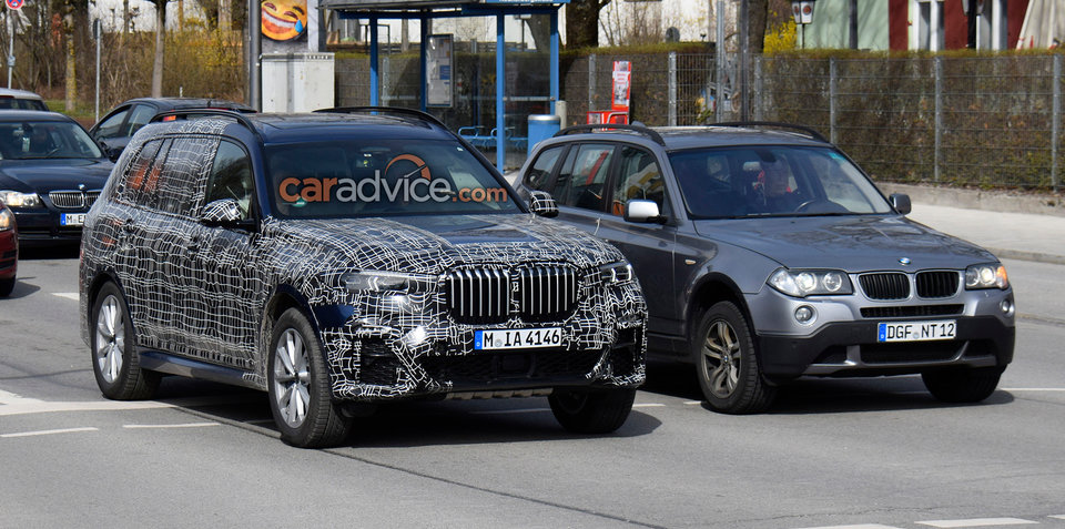 2019 BMW X7 spied inside and out