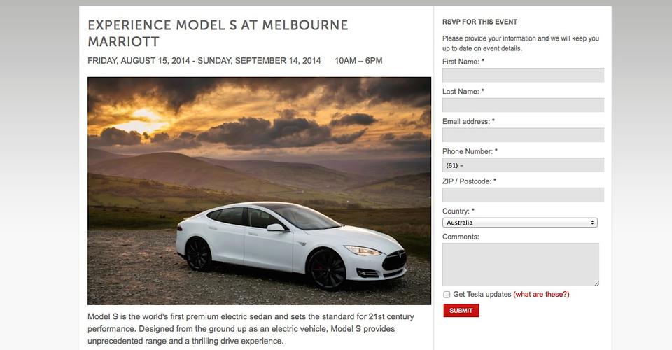 Tesla Model S : Public test drives start in Melbourne tomorrow, Sydney