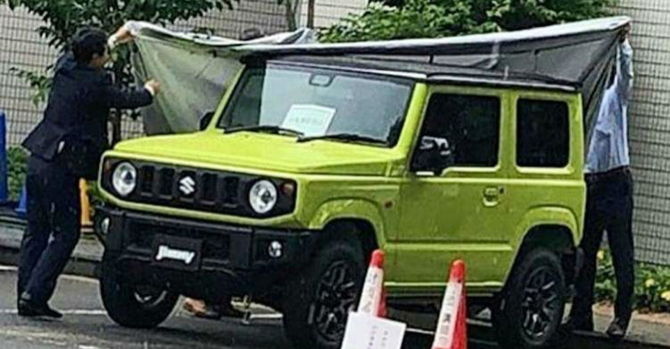 2019 Suzuki Jimny spied camouflage free | CarAdvice