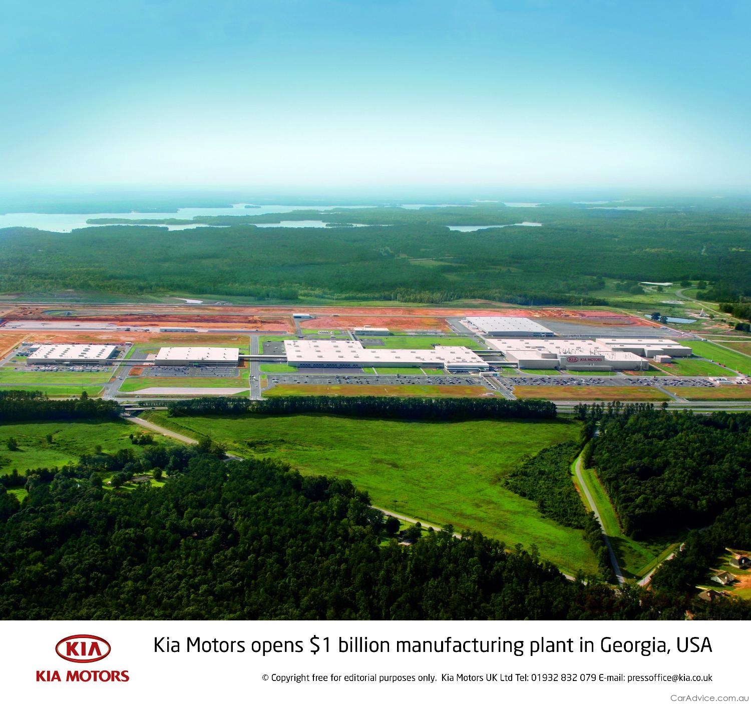 Kia opens its firstever US manufacturing plant photos CarAdvice