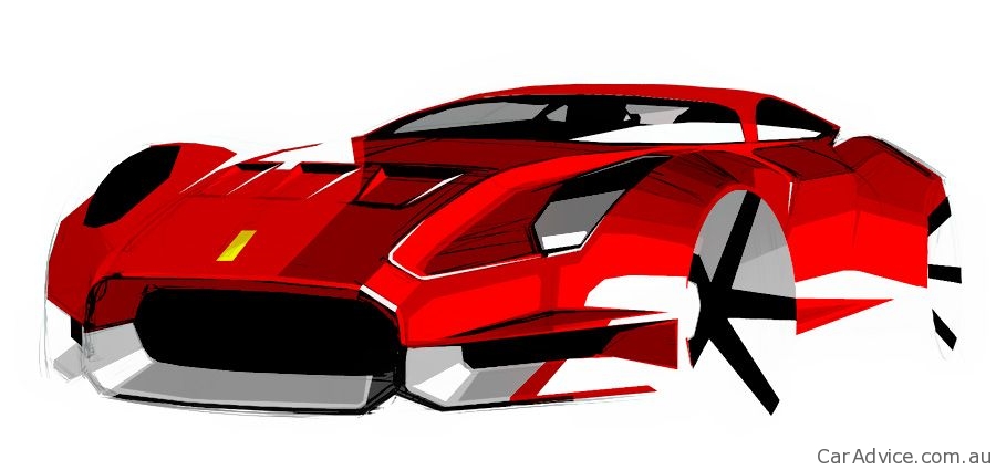 Ferrari Concept Design Sketch 1 lg